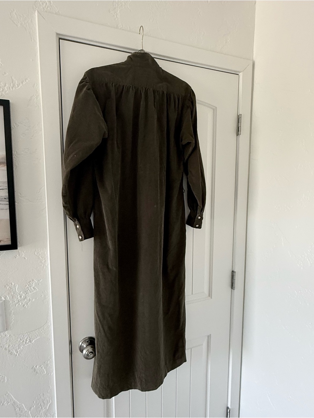 Vintage late70s/early 80s blue label Ralph Lauren I.Magin corduroy prairie dress - Picture 3 of 10